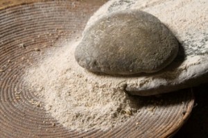 Manually Grounded Flour